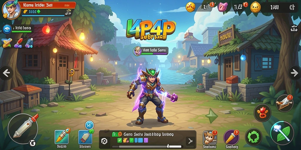 Gameplay santai dan menarik dalam 4P4P, nikmati setiap momen!