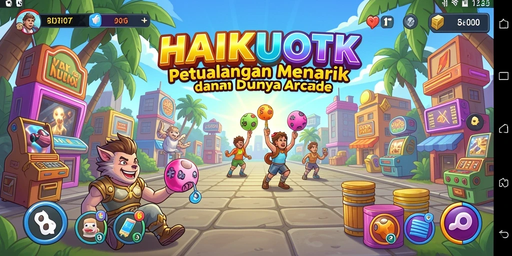 Tampilan gameplay menegangkan di HAIKUOTK penuh aksi dan tantangan.