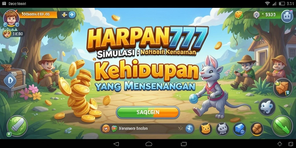 Tampilan menarik dari gameplay HARAPAN777 yang menunjukkan interaksi karakter.
