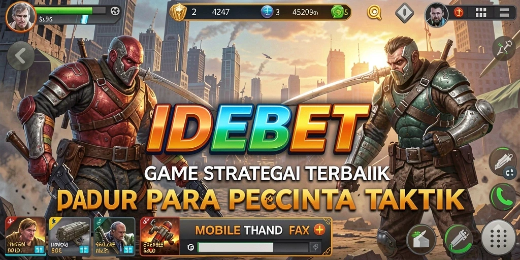 Tangkapan layar gameplay IDEBET yang menampilkan strategi taktis yang mendebarkan.