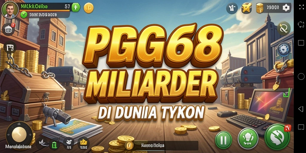 Gameplay PGG68 menampilkan interaksi bisnis yang seru dan strategis.