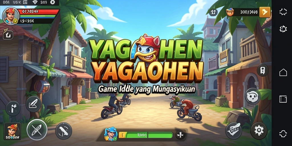 Tampilan screenshot utama YAGAOHEN menunjukkan gameplay Idle yang menarik.